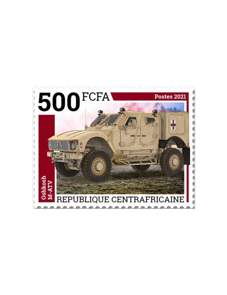 n° 8498/8501 - Timbre CENTRAFRIQUE Poste
