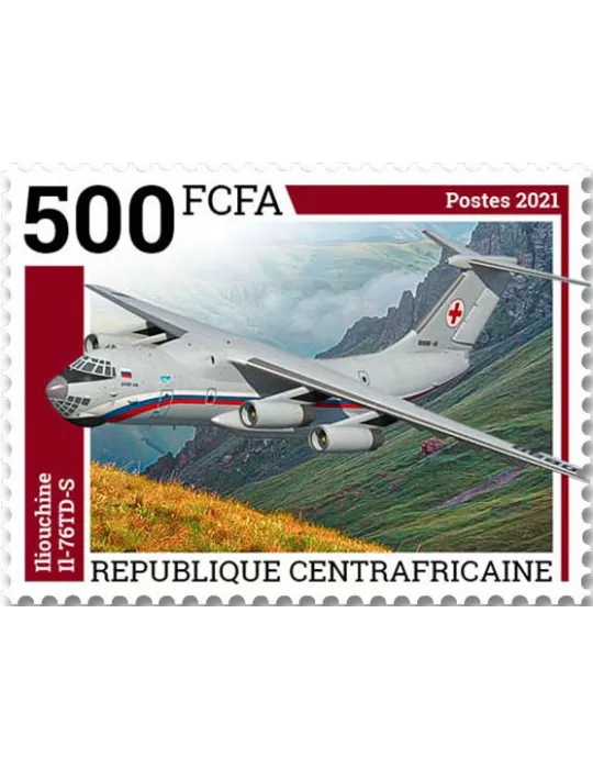 n° 8498/8501 - Timbre CENTRAFRIQUE Poste