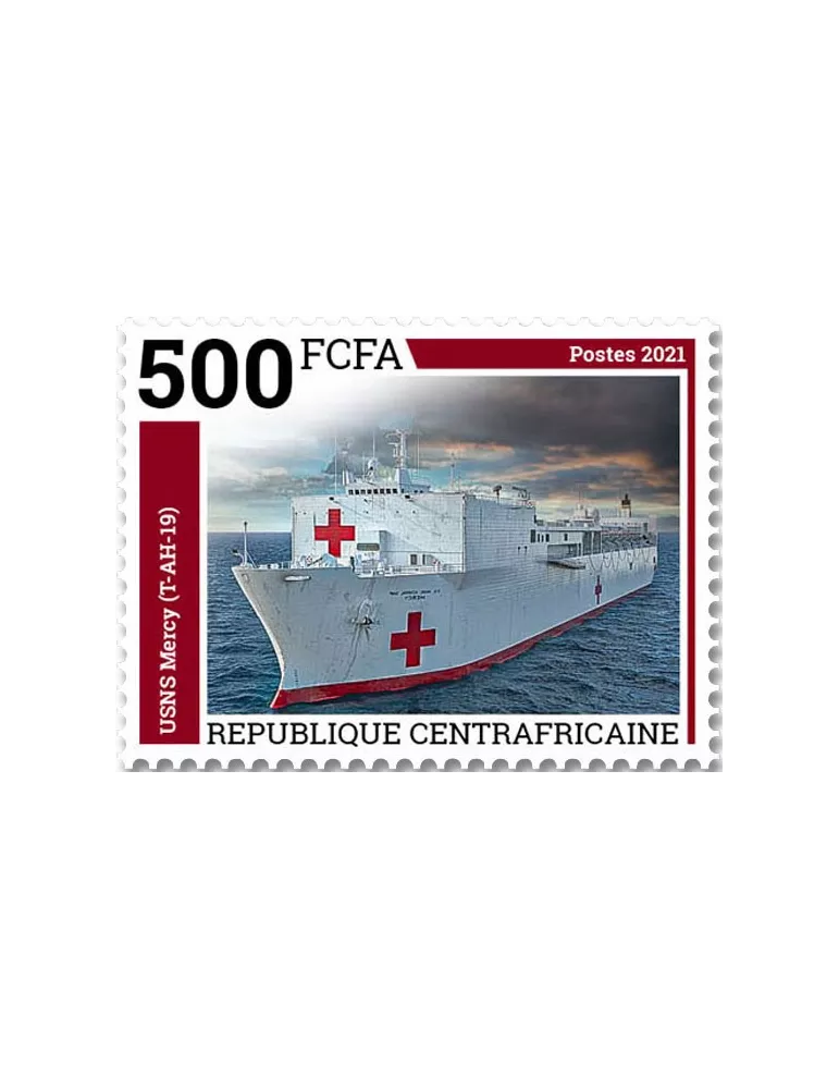 n° 8498/8501 - Timbre CENTRAFRIQUE Poste