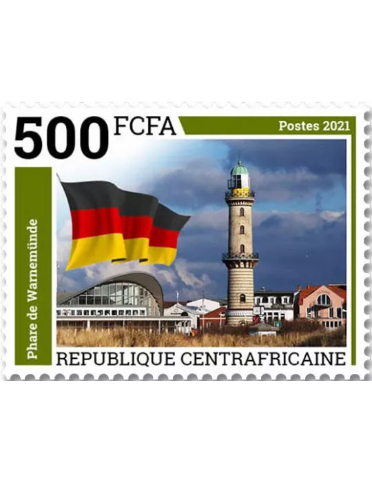 n° 8518/8521 - Timbre CENTRAFRIQUE Poste