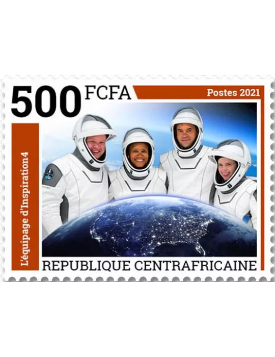 n° 8526/8529 - Timbre CENTRAFRIQUE Poste
