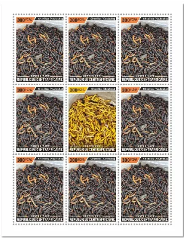 n° F8376 - Timbre CENTRAFRIQUE Poste