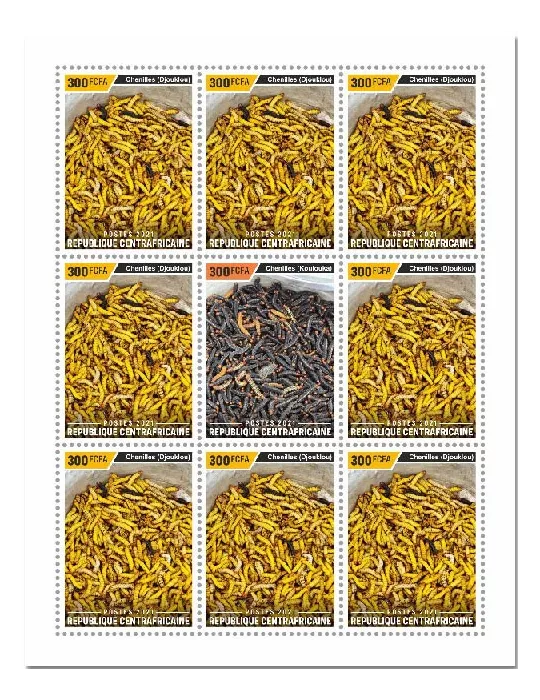 n° F8377 - Timbre CENTRAFRIQUE Poste