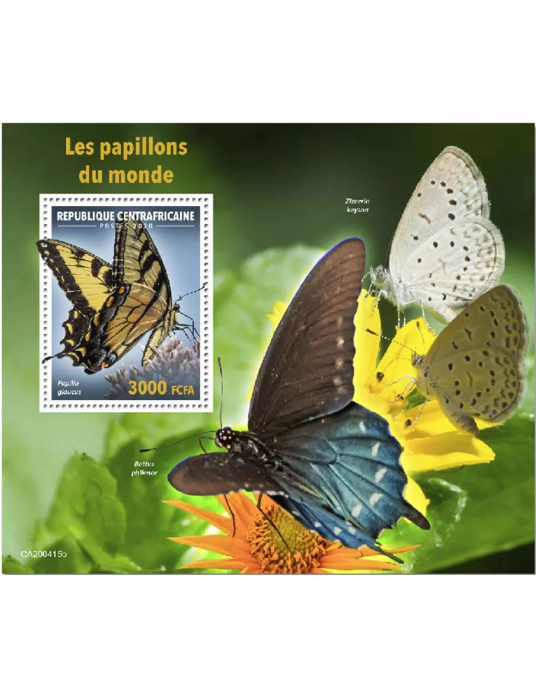 n° 1623 - Timbre CENTRAFRIQUE Blocs et feuillets