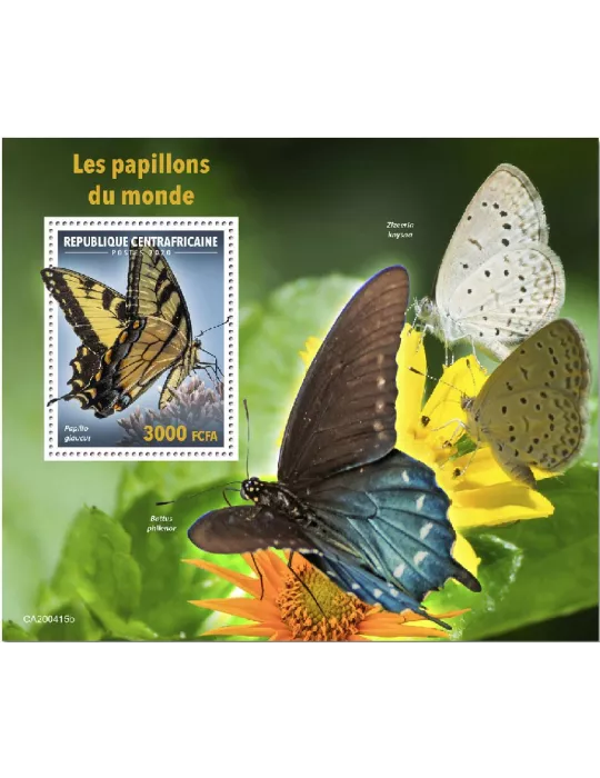 n° 1623 - Timbre CENTRAFRIQUE Blocs et feuillets