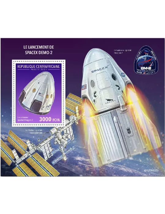 n° 1650 - Timbre CENTRAFRIQUE Blocs et feuillets