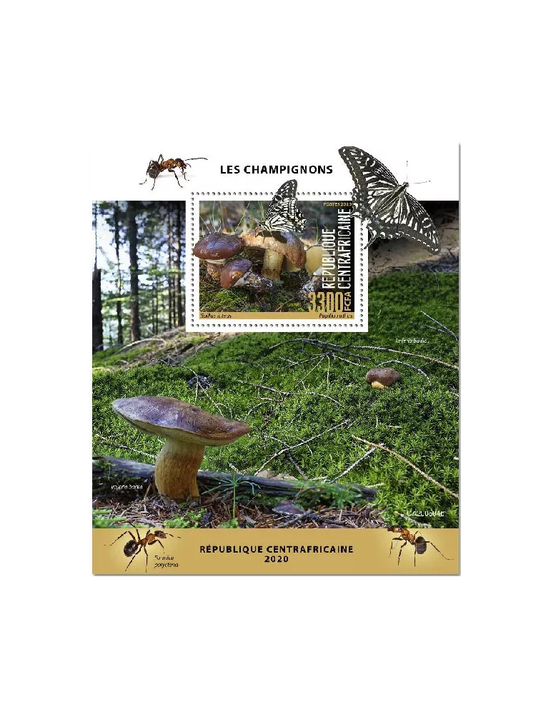 n° 1654 - Timbre CENTRAFRIQUE Blocs et feuillets