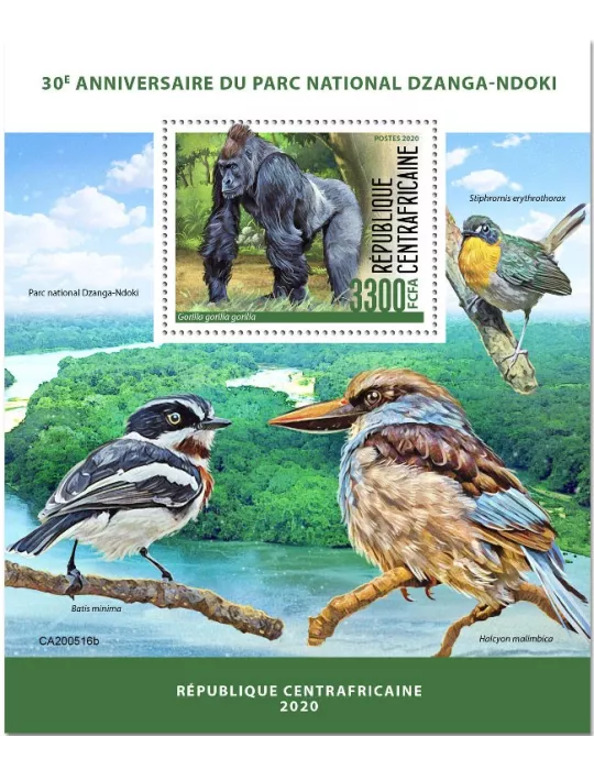 n° 1671 - Timbre CENTRAFRIQUE Blocs et feuillets