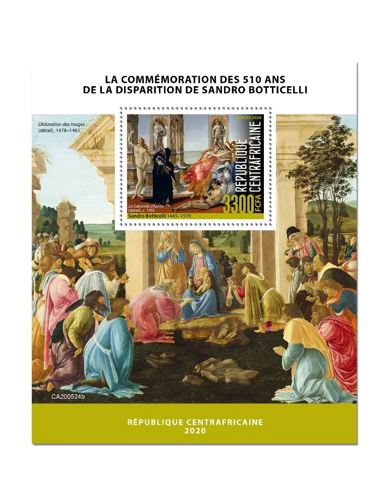 n° 1679 - Timbre CENTRAFRIQUE Blocs et feuillets