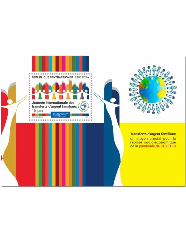 n° 1686A - Timbre CENTRAFRIQUE Blocs et feuillets