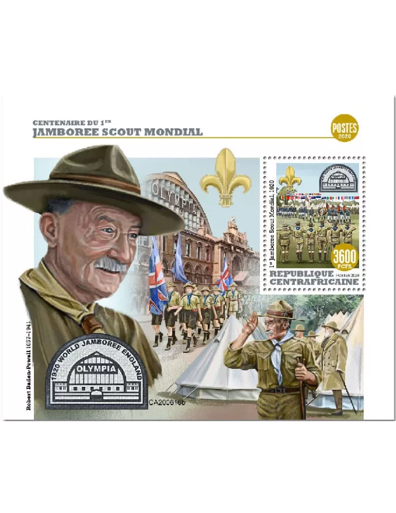 n° 1705 - Timbre CENTRAFRIQUE Blocs et feuillets