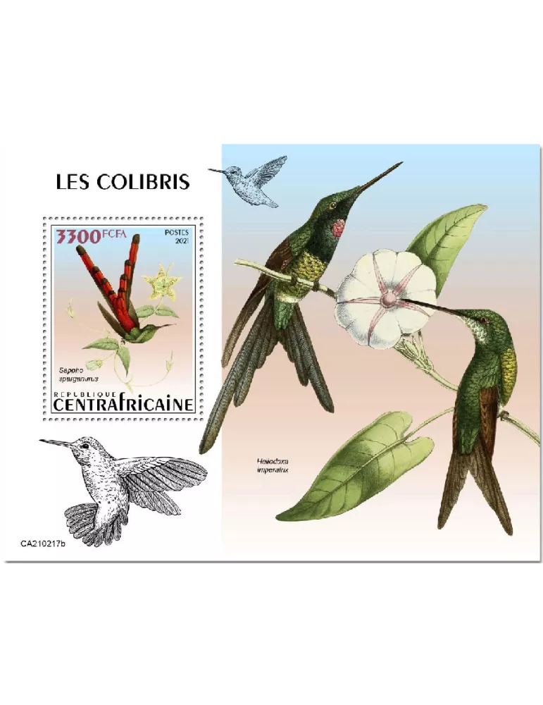 n° 1760 - Timbre CENTRAFRIQUE Blocs et feuillets