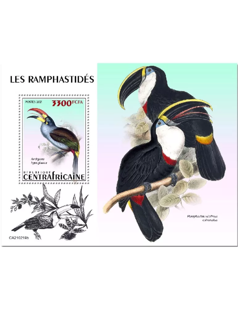 n° 1762 - Timbre CENTRAFRIQUE Blocs et feuillets