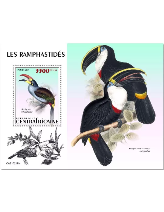 n° 1762 - Timbre CENTRAFRIQUE Blocs et feuillets