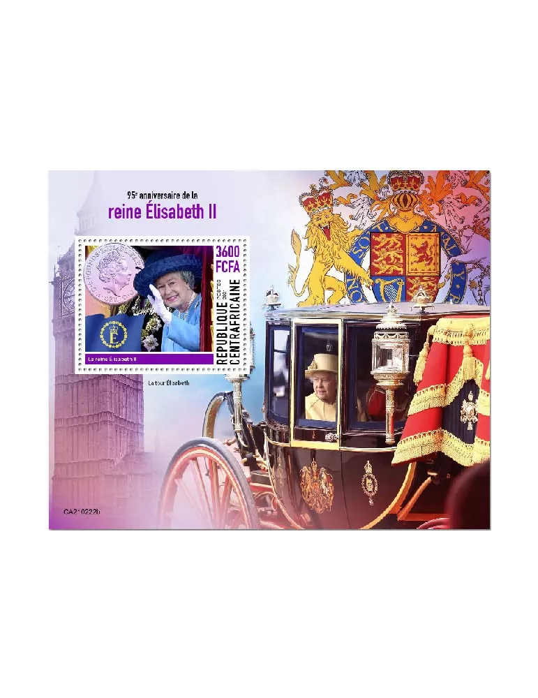 n° 1765 - Timbre CENTRAFRIQUE Blocs et feuillets