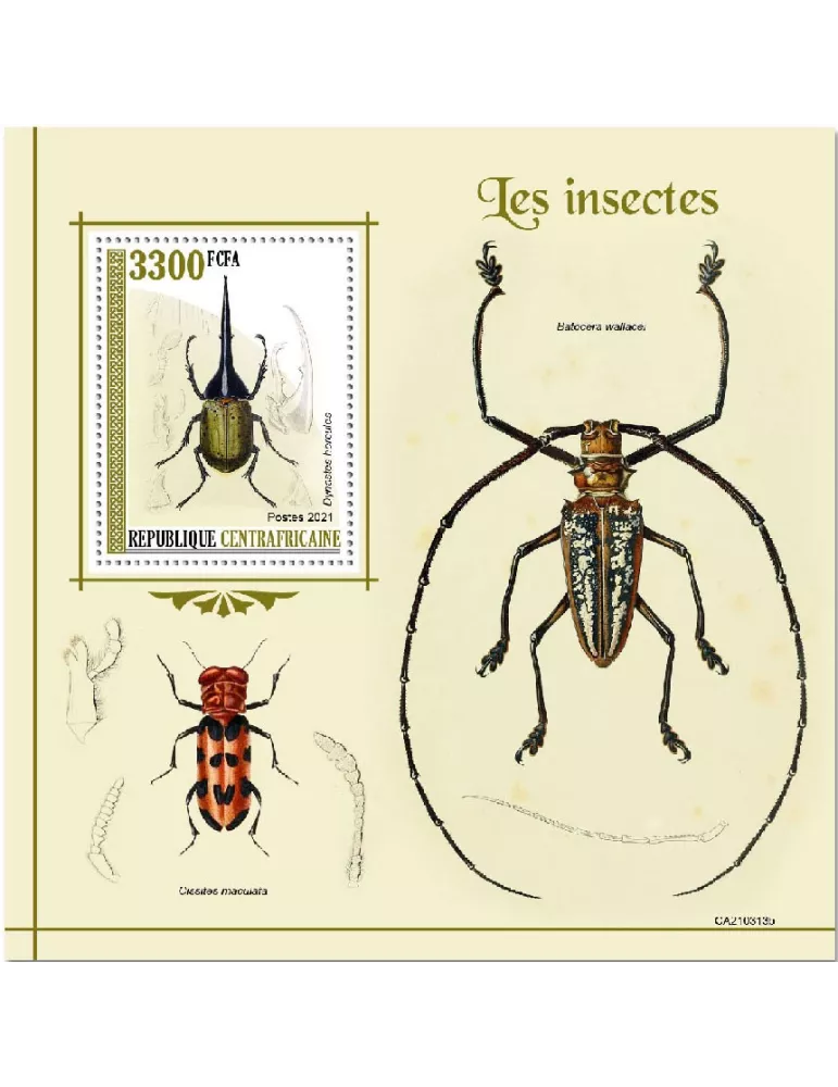 n° 1789 - Timbre CENTRAFRIQUE Blocs et feuillets