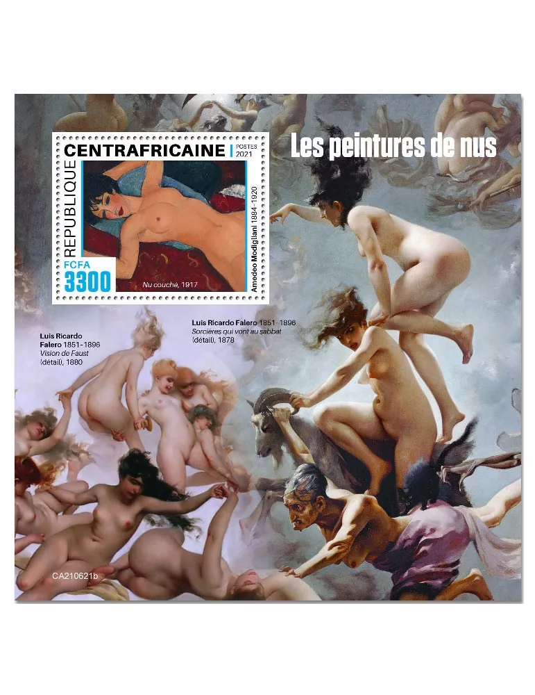 n° 1902 - Timbre CENTRAFRIQUE Blocs et feuillets