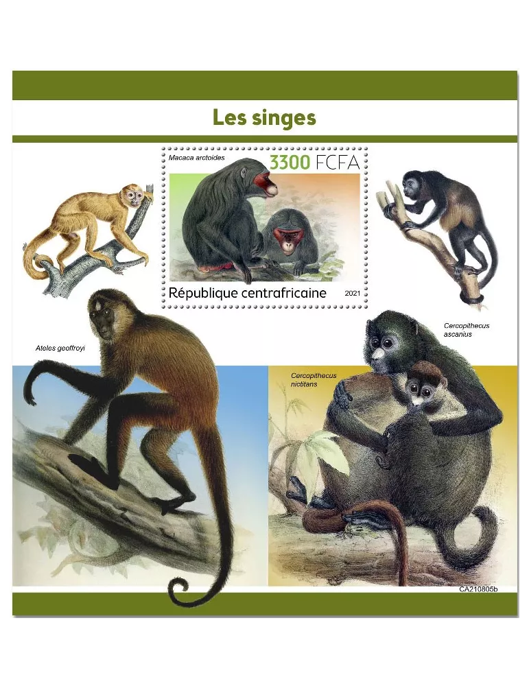 n° 1937 - Timbre CENTRAFRIQUE Blocs et feuillets