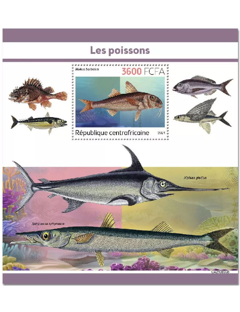 n° 1938 - Timbre CENTRAFRIQUE Blocs et feuillets