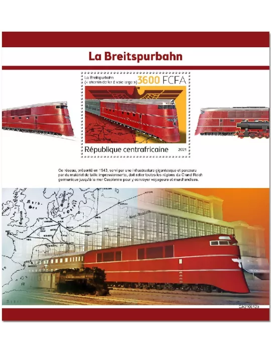 n° 1944 - Timbre CENTRAFRIQUE Blocs et feuillets