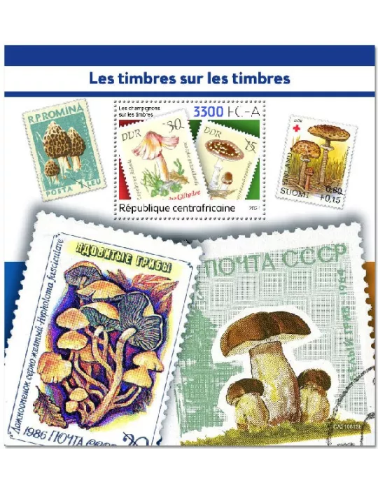 n° 1947 - Timbre CENTRAFRIQUE Blocs et feuillets