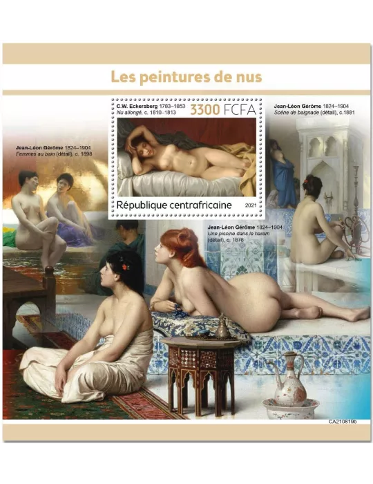 n° 1951 - Timbre CENTRAFRIQUE Blocs et feuillets