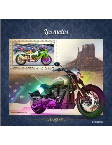 n° 650F - Timbre DJIBOUTI Blocs et feuillets