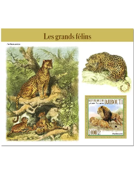 n° 696 - Timbre DJIBOUTI Blocs et feuillets