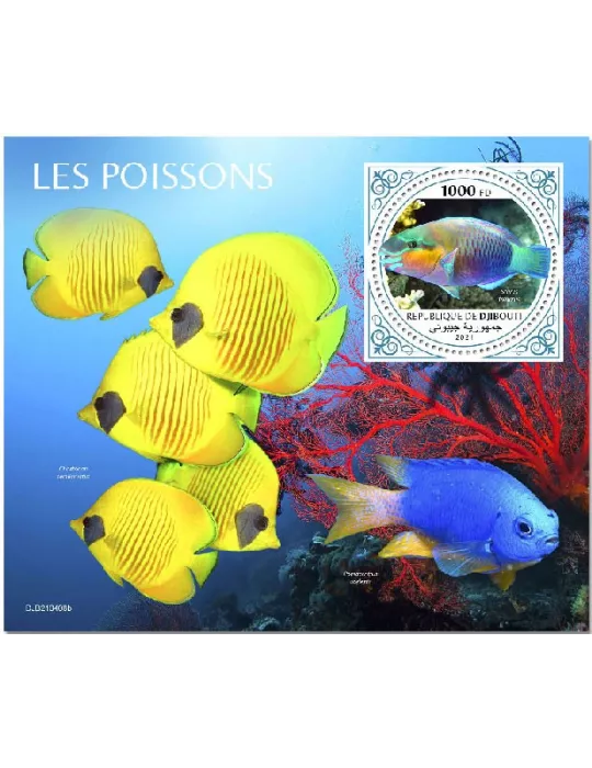 n° 717 - Timbre DJIBOUTI Blocs et feuillets