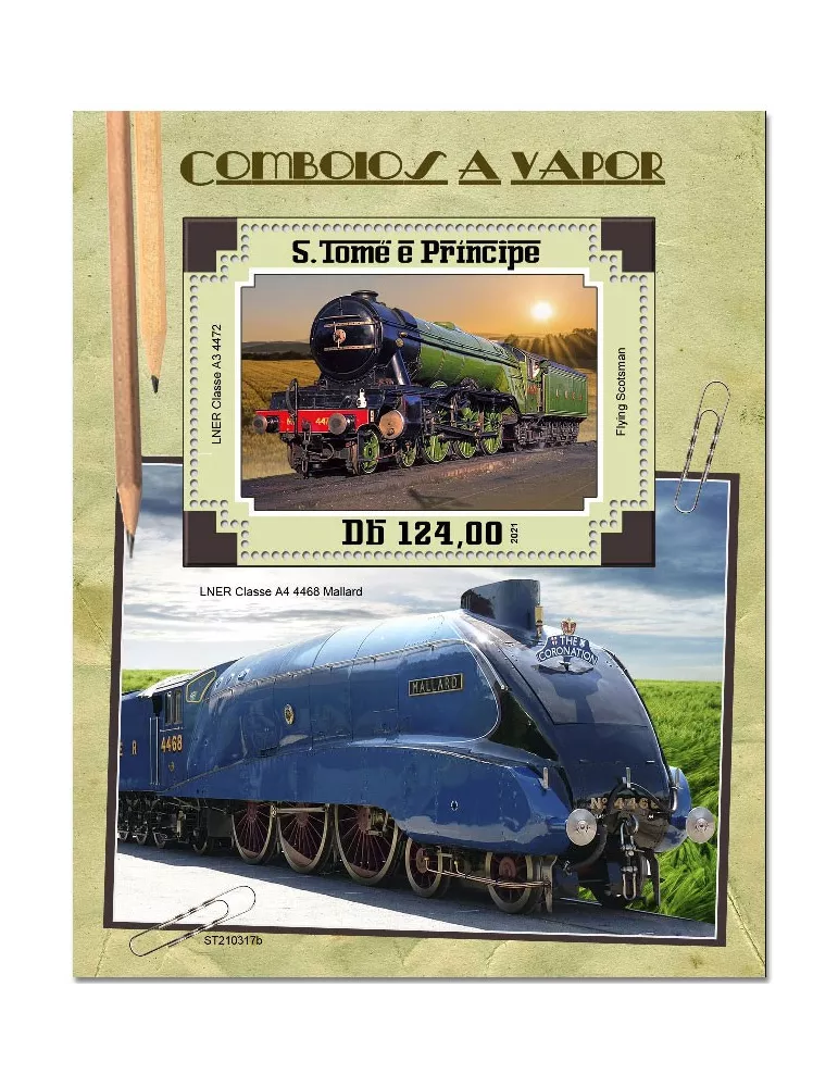 n° 1538 - Timbre SAINT-THOMAS ET PRINCE Blocs et feuillets