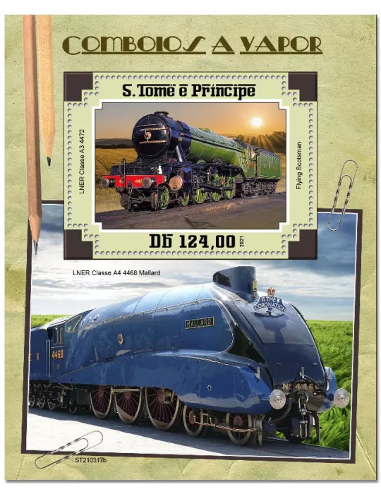 n° 1538 - Timbre SAINT-THOMAS ET PRINCE Blocs et feuillets