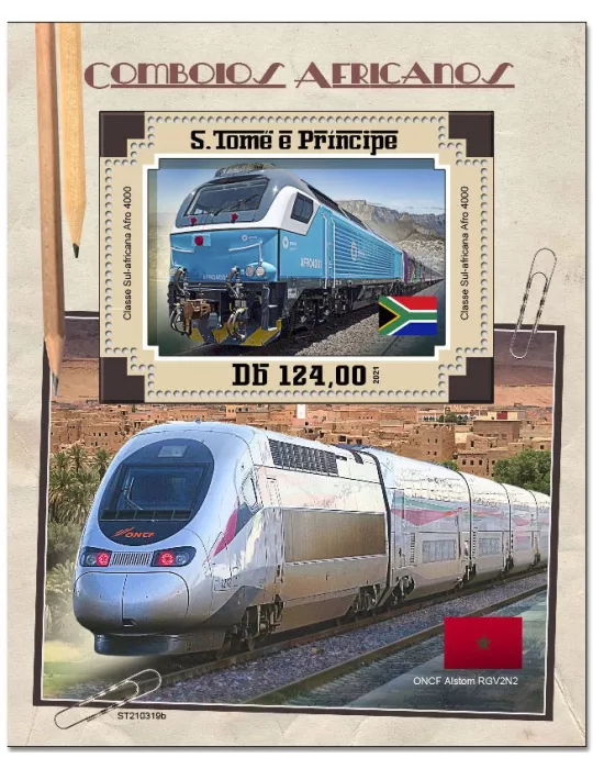 n° 1540 - Timbre SAINT-THOMAS ET PRINCE Blocs et feuillets