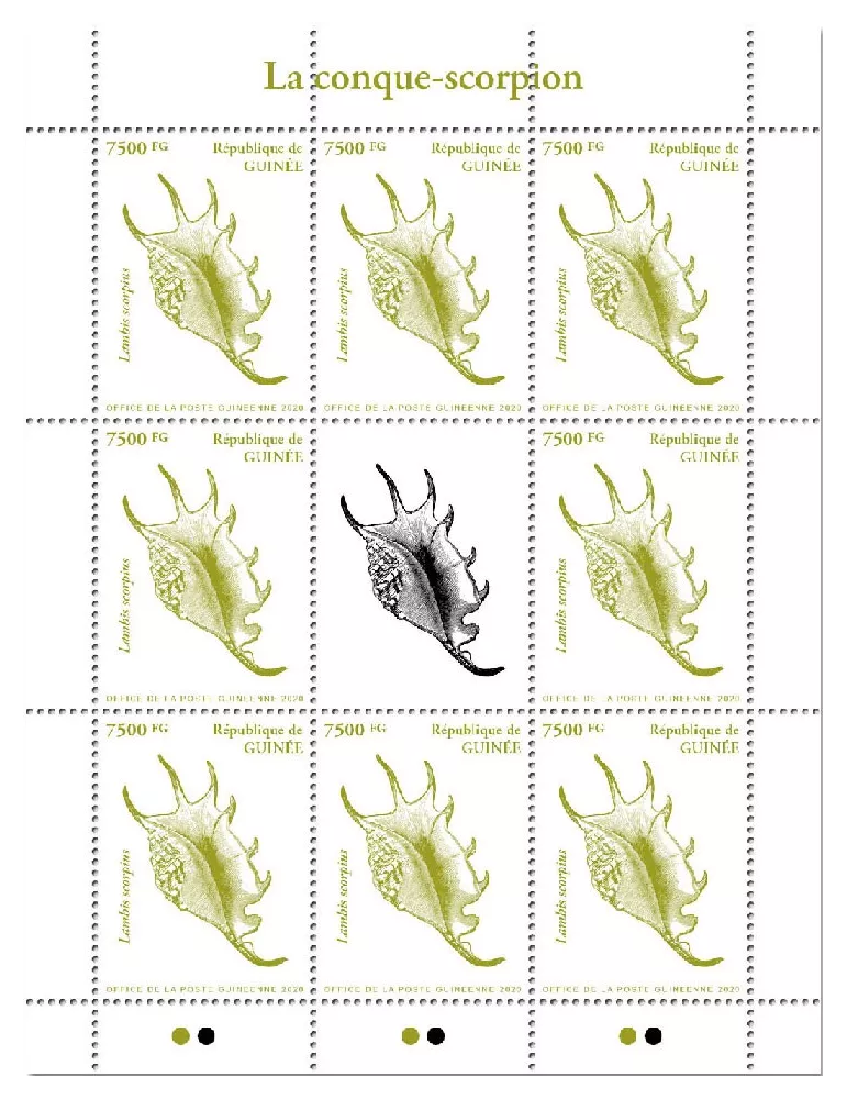 n° 10370 - Timbre GUINEE Poste