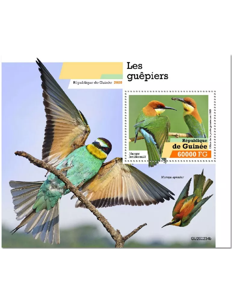 n° 2552 - Timbre GUINEE Blocs et feuillets