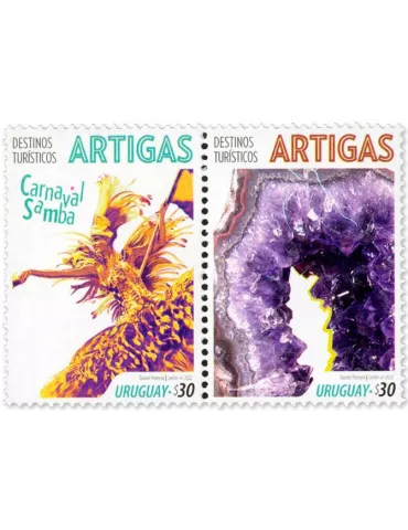 n° 3075/3076 - Timbre URUGUAY Poste