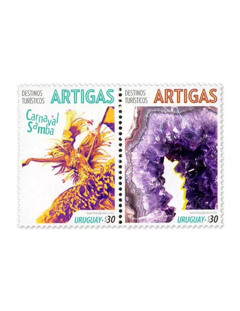 n° 3075/3076 - Timbre URUGUAY Poste