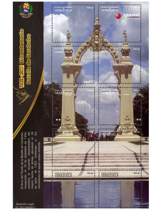 n° 3159/3168 - Timbre VENEZUELA Poste