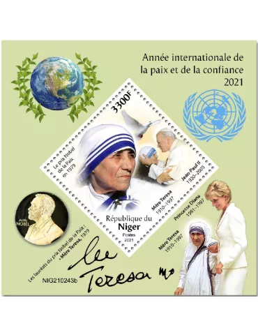 n° 1285 - Timbre NIGER Blocs et feuillets