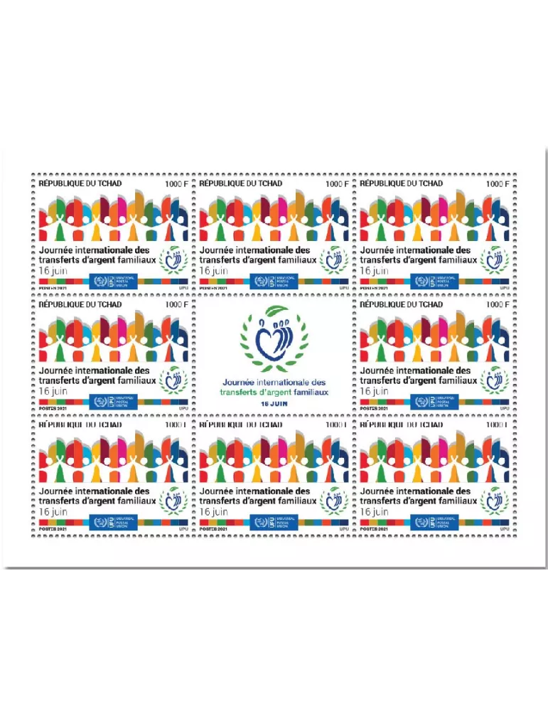 n° F3272 - Timbre TCHAD Poste