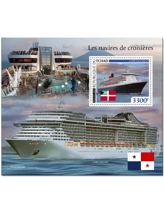 n° 489 - Timbre TCHAD Blocs et feuillets