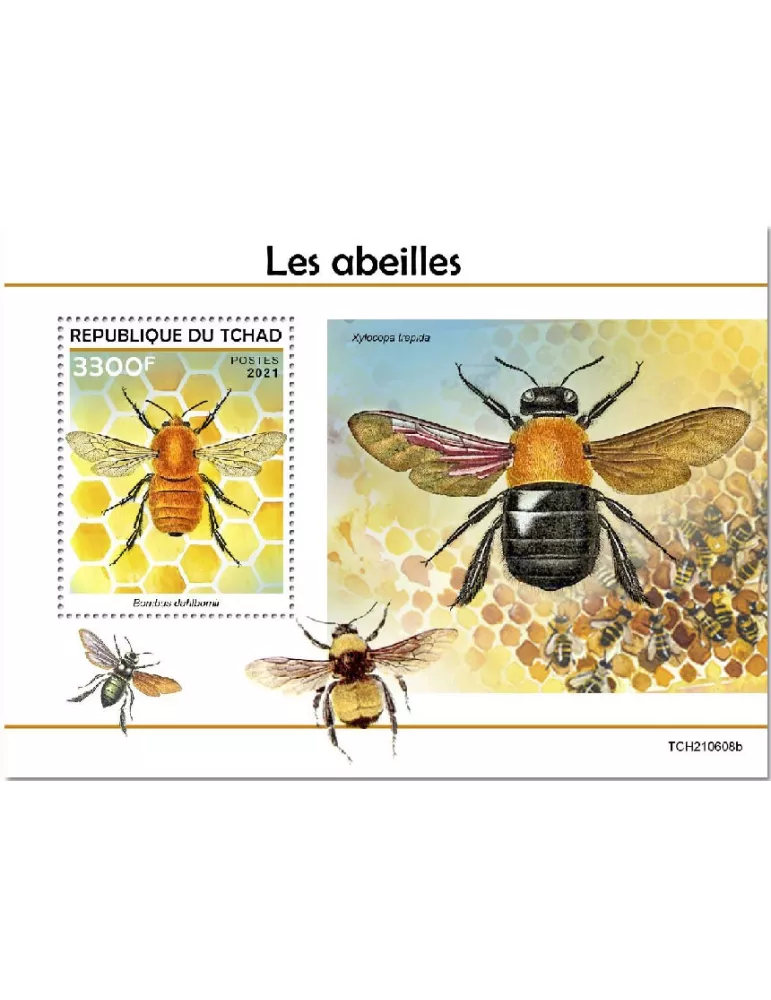 n° 624 - Timbre TCHAD Blocs et feuillets