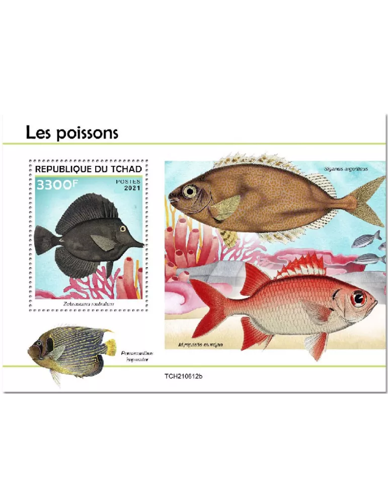 n° 628 - Timbre TCHAD Blocs et feuillets