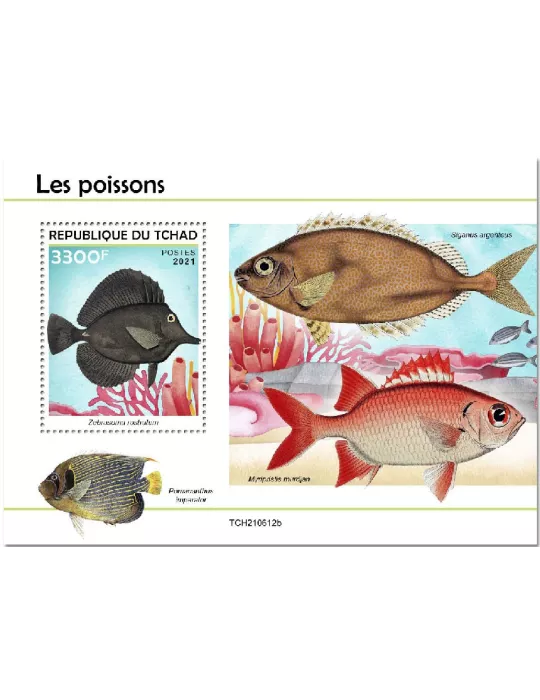 n° 628 - Timbre TCHAD Blocs et feuillets