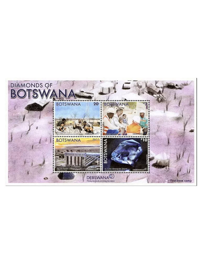 n° 77 - Timbre BOTSWANA Blocs et feuillets