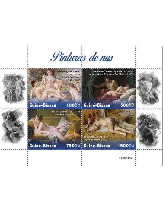 n° 8705/8708 - Timbre GUINEE-BISSAU Poste