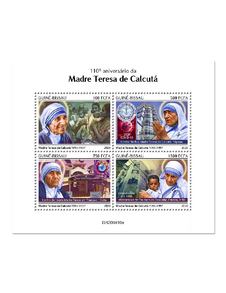 n° 8713/8716 - Timbre GUINEE-BISSAU Poste