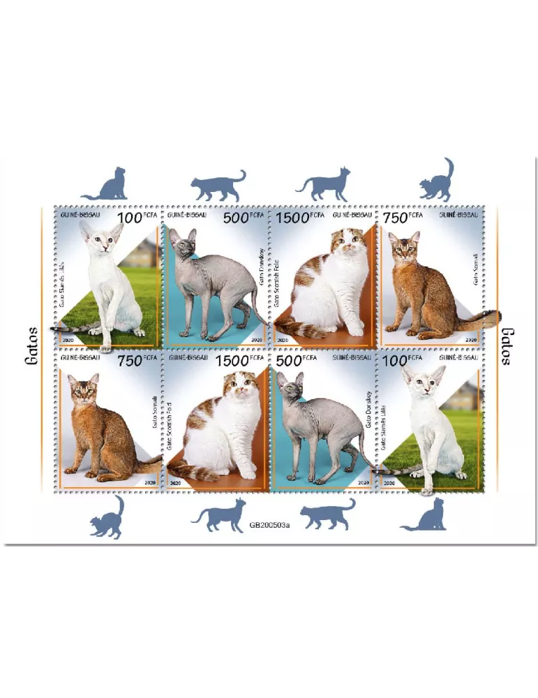 n° 8747/8750 - Timbre GUINEE-BISSAU Poste