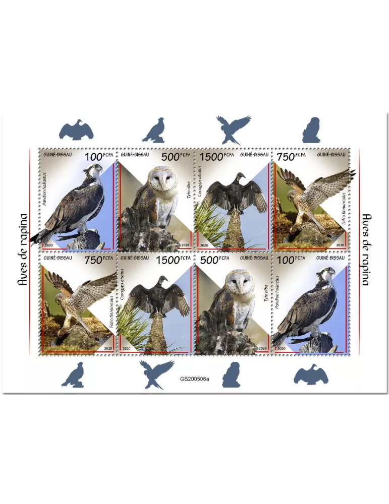n° 8759/8762 - Timbre GUINEE-BISSAU Poste