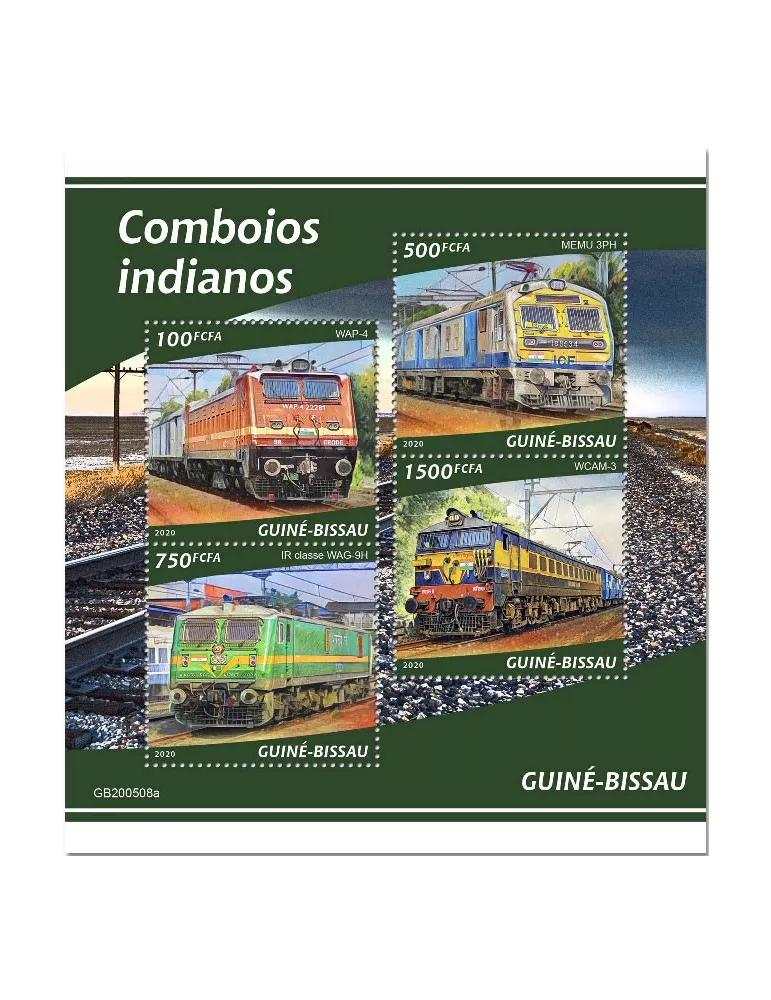 n° 8767/8770 - Timbre GUINEE-BISSAU Poste