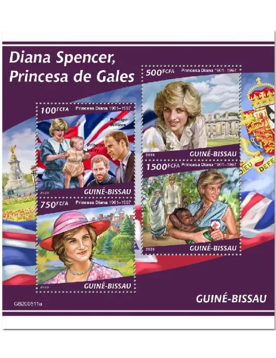 n° 8779/8782 - Timbre GUINEE-BISSAU Poste